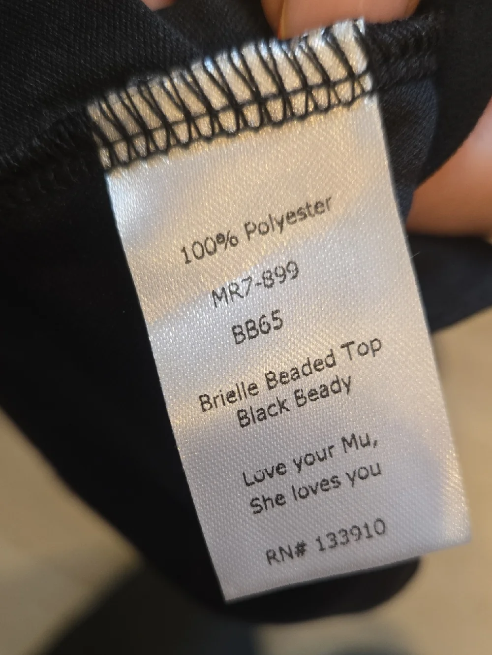 Show Me Your Mumu Brielle Black Beady Beaded Top - Picture 8 of 11